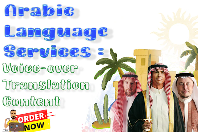 Gig Preview - Translate and dubbing arabic with 30 voice actors