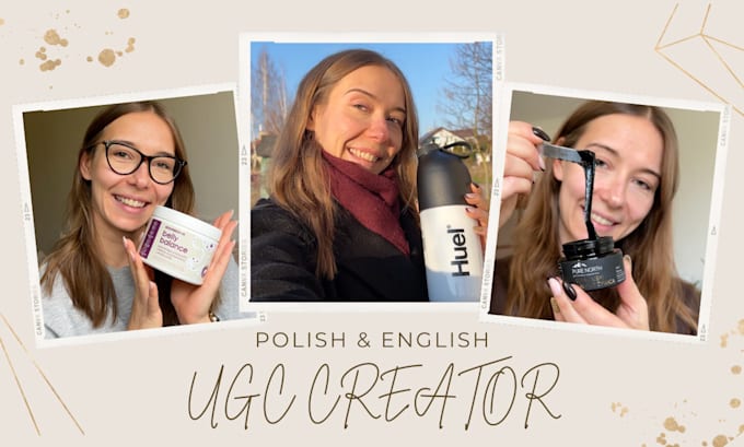 Gig Preview - Create a ugc ads video for social media in polish or english