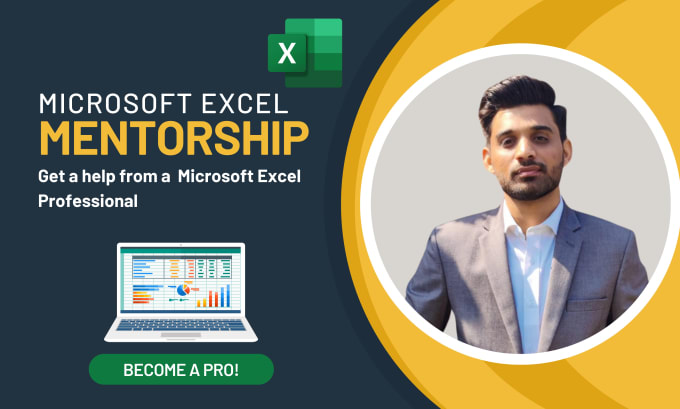 Gig Preview - Be your microsoft excel, google sheets mentor