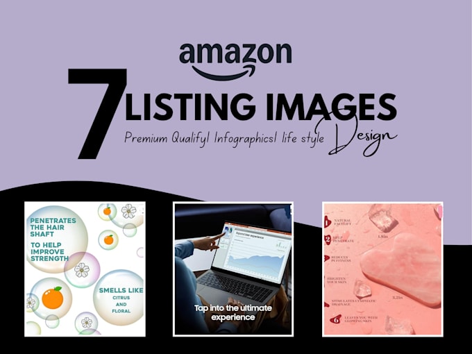 Gig Preview - Design amazon listing images, amazon listing and product listing