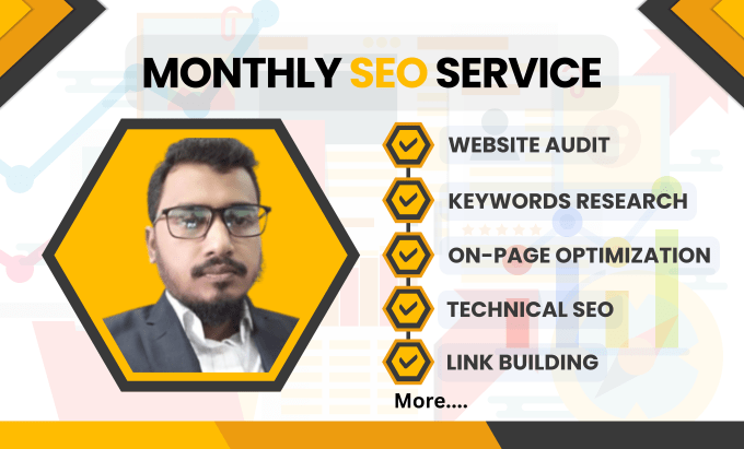 Gig Preview - Do monthly website SEO services for organic traffic growth