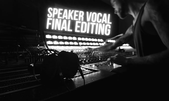 Bestseller - professionally edit your speaker vocal