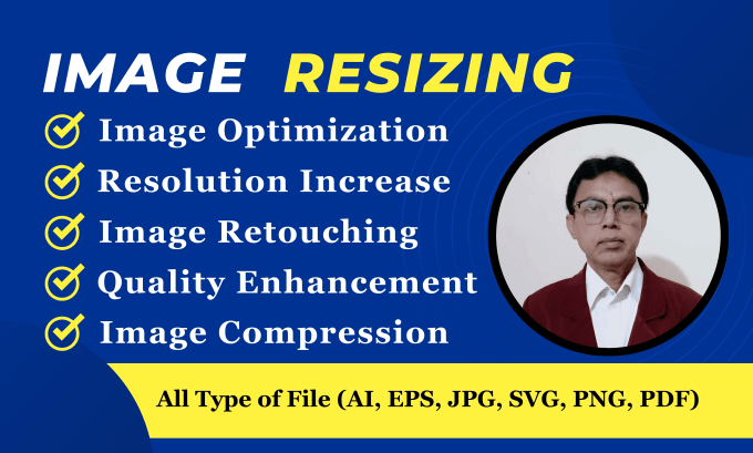 Gig Preview - Do image resize, optimize, compress without losing quality