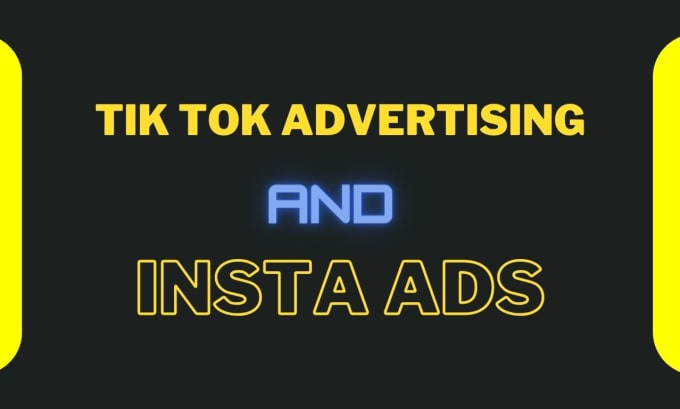 Gig Preview - Set up and manage tik tok advertising and insta ads