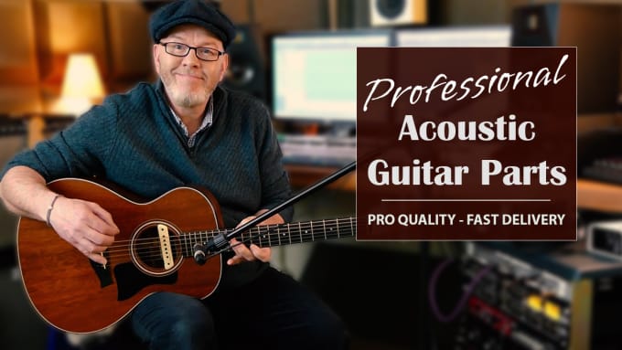 Gig Preview - Record professional melodic acoustic guitar for your song