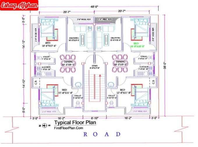 Gig Preview - Bring your architectural vision to life with detailed 2d plans and elevations