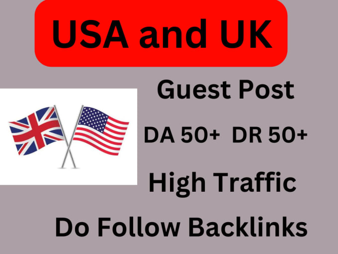 Gig Preview - Receive guest posts from the USA UK and australia with valuable dofollow