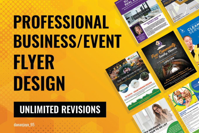 Gig Preview - Design a professional flyer with unlimited revisions