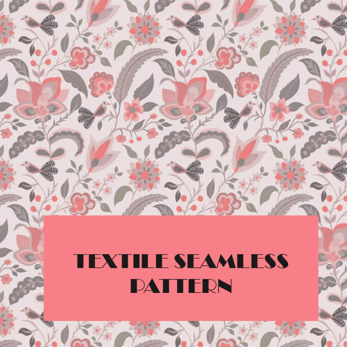 Gig Preview - Create textile seamless pattern