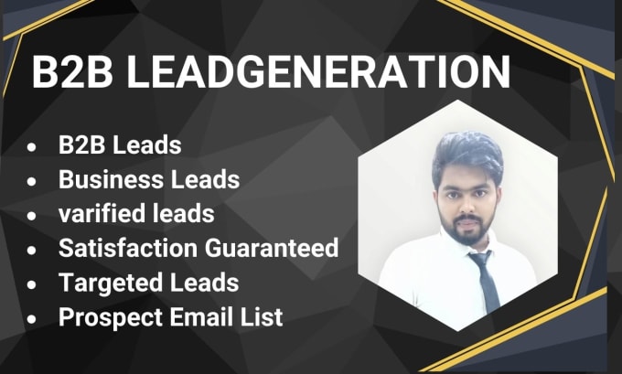 Gig Preview - Do b2b lead generation and build a prospect email list