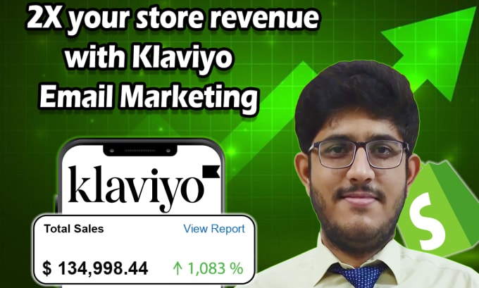 Gig Preview - Setup design and manage your email marketing in klaviyo