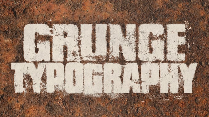 Gig Preview - Do grunge typography for your brand