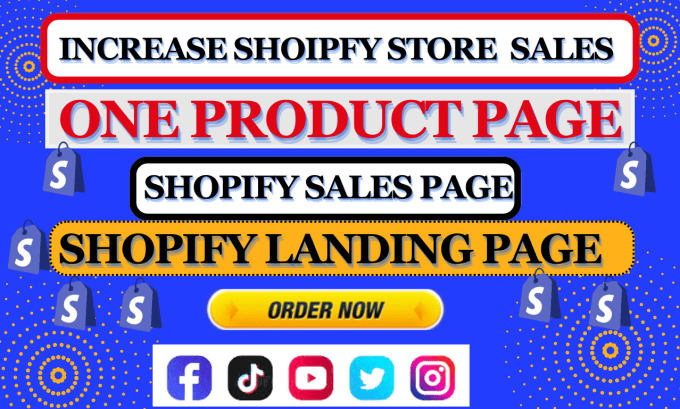 Gig Preview - Design converting shopify landing page, product page, gempages, pagefly, shogun