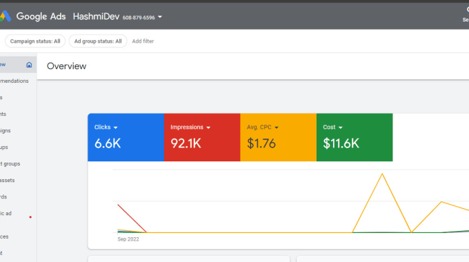 Gig Preview - Create google ads spectrum, xfinity billing and new sells campaigns