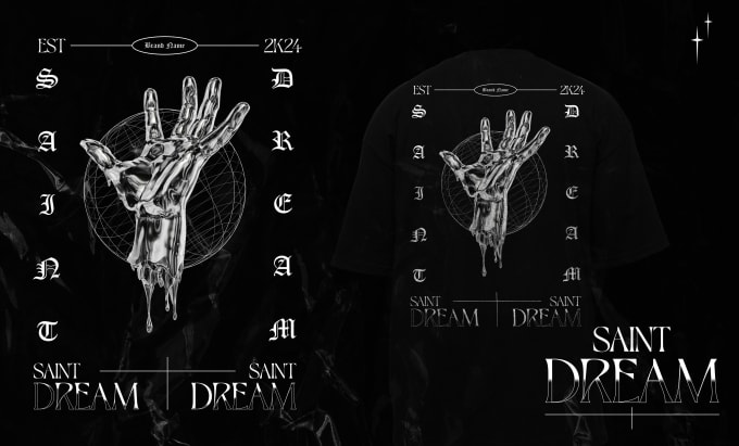 Gig Preview - Design aesthetic streetwear tshirt or hoodie within 24 hours