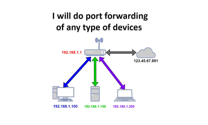 Gig Preview - Do port forwarding of any type of devices