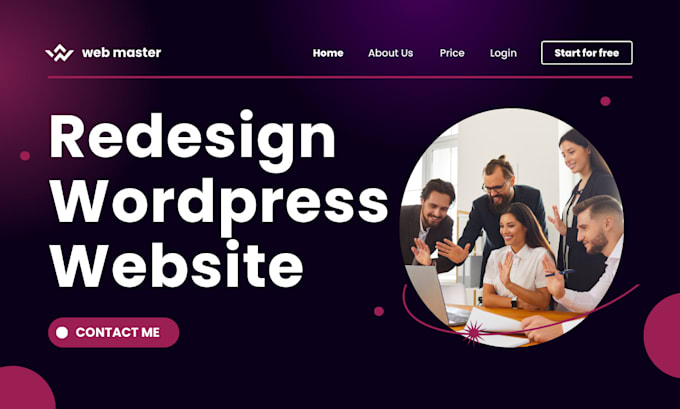 Gig Preview - Design clone duplicate redesign wordpress website using elementor page builder