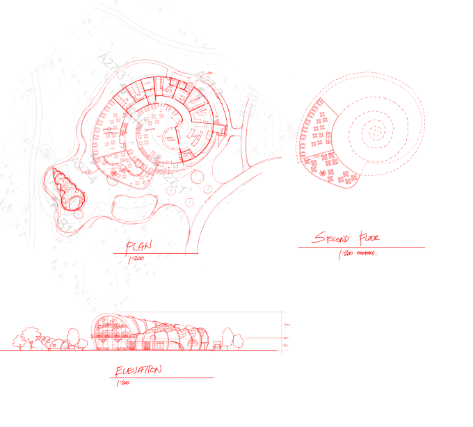 Gig Preview - Hand draw architecture plans and design sketches