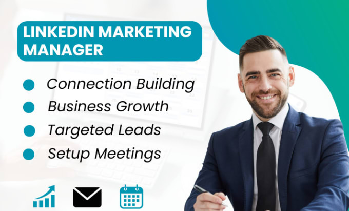 Gig Preview - Be your linkedin b2b sales and marketing manager