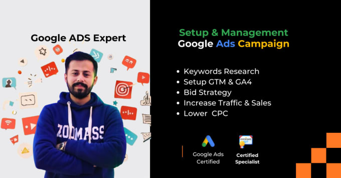 Gig Preview - Setup and manage your google ads campaign, ROI focused PPC campaign