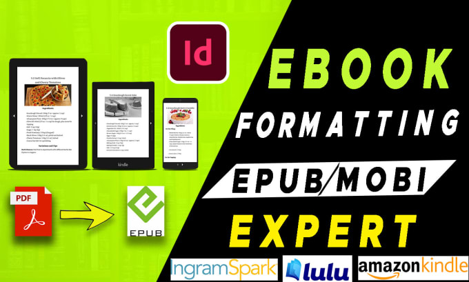 Gig Preview - Convert PDF to epub and do ebook formatting