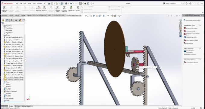 Gig Preview - Do design mechanical assembly using solidworks