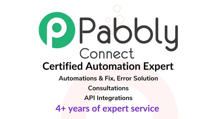 Gig Preview - Be your pabbly automation expert