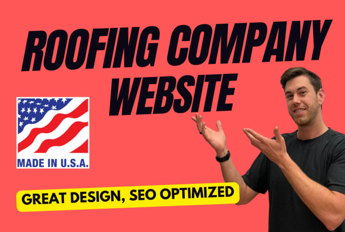 Gig Preview - Build a roofing company website with great SEO and design