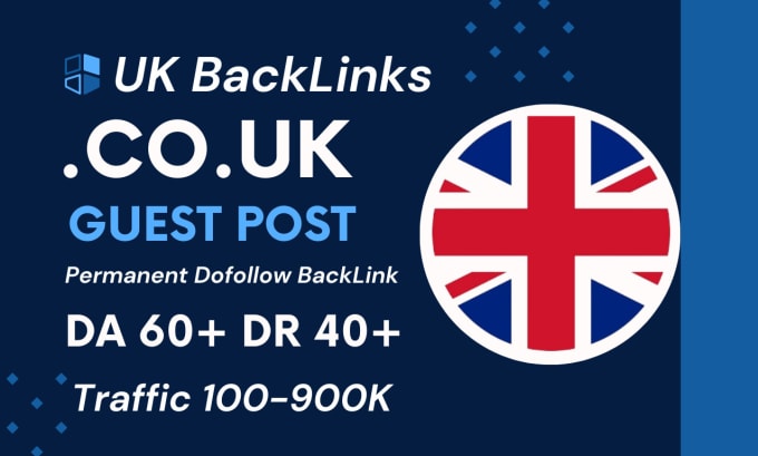 Gig Preview - Publish UK guest post , USA guest post with high authority backlinks