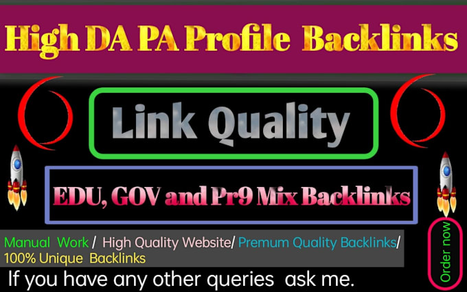 Gig Preview - Provide  building service forum profile seo backlinks