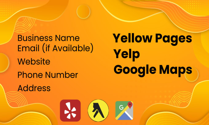 Gig Preview - Do yellow pages scraping, real estate scraping, web scraping, web scraper