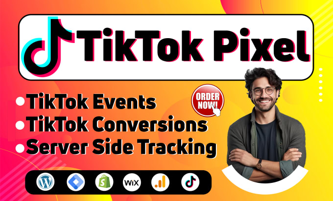 Gig Preview - Tiktok pixel, tiktok conversion API,tiktok event api tiktok server side tracking