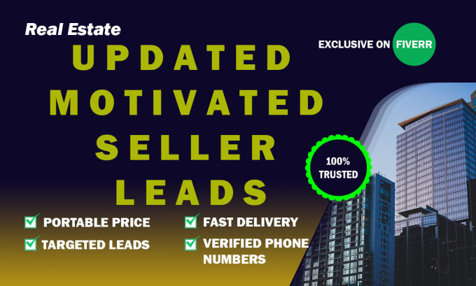 Gig Preview - Generate high quality real estate motivated seller leads with skip tracing