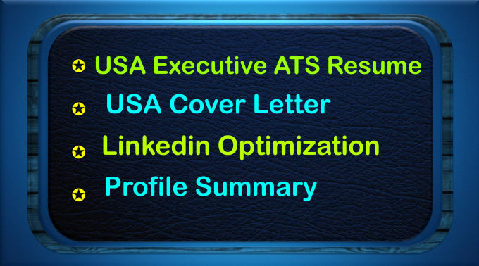 Gig Preview - Provide professional ats resume writing, cover letter, and linkedin optimization