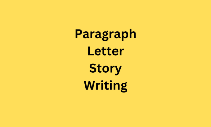 Gig Preview - Do paragraph letter and story writing