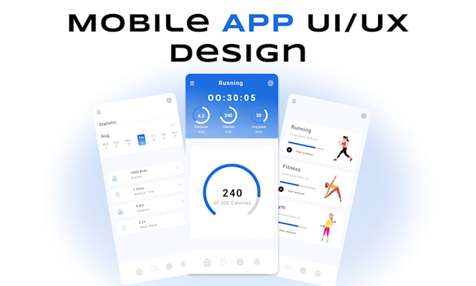 Gig Preview - Create unique uiux design for mobile app