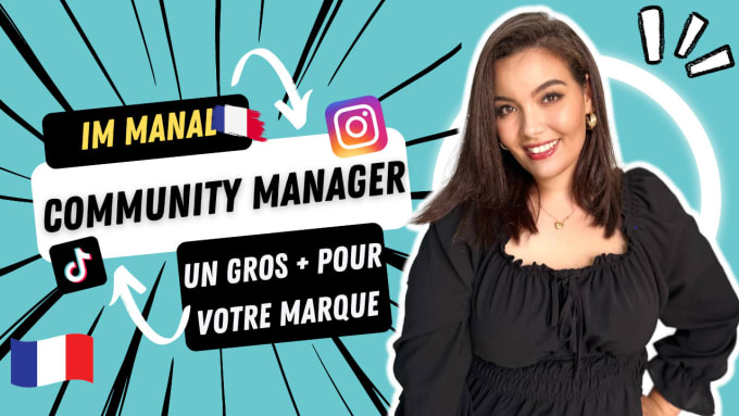 Gig Preview - Be your french community manager and content creator