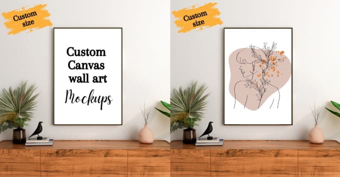 Gig Preview - Place your product photo, image or wall art design into realistic frame mockups