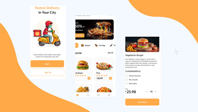 Gig Preview - Build food delivery app or website, grocery, pharmacy, restaurant, parcel, taxi