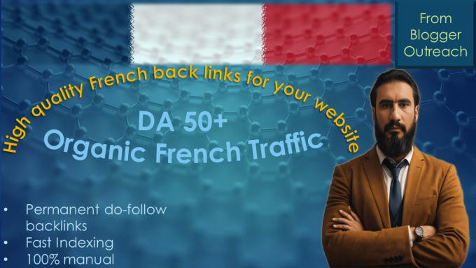 Gig Preview - Provide high quality do follow white hat french backlinks