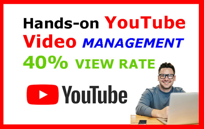 Gig Preview - Be youtube consultant manager with above 40 percent view rate