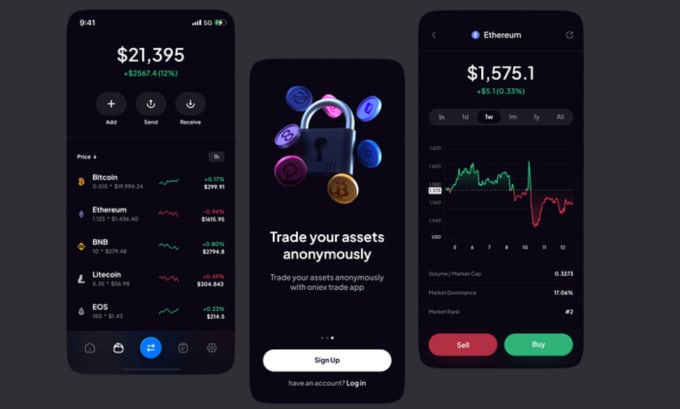 Gig Preview - Build crypto wallet app blockchain app exchange wallet dapp trustwallet