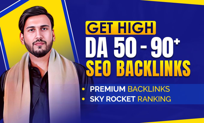 Gig Preview - Provide white hat high authority dofollow SEO backlinks from high quality sites