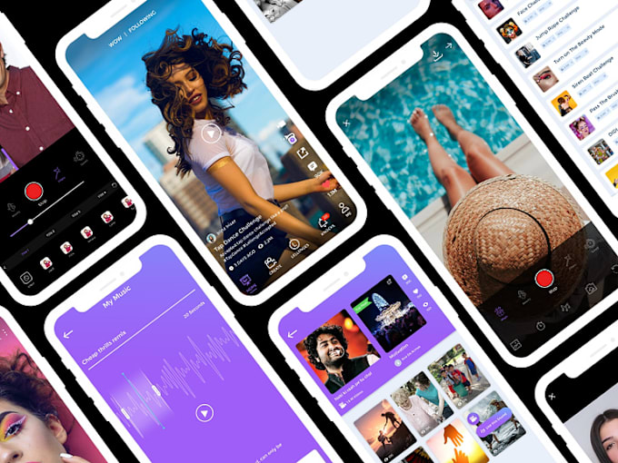 Gig Preview - Develop short video app tiktok clone android or ios with livestream