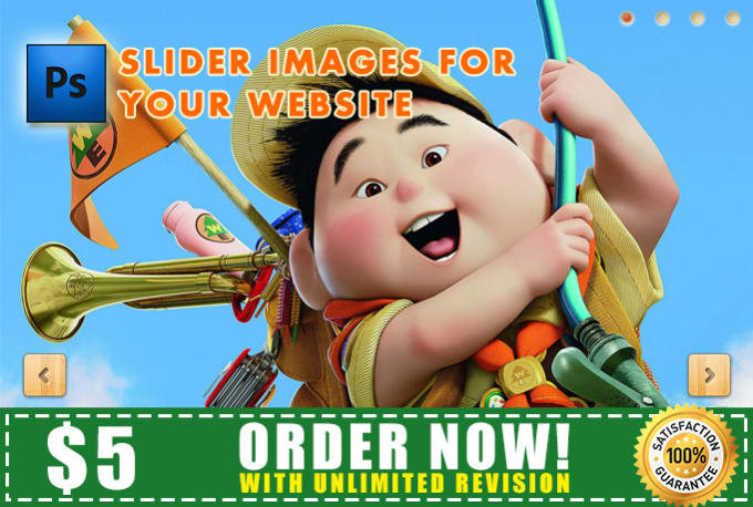 Gig Preview - Design web slider banner images for your website