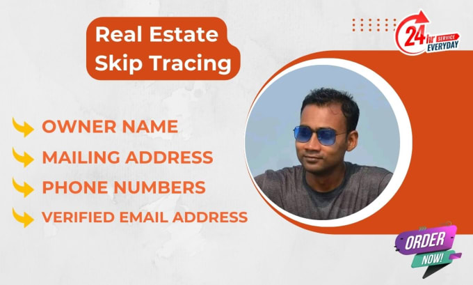 Gig Preview - Real estate skip tracing within 24 hours 7 day