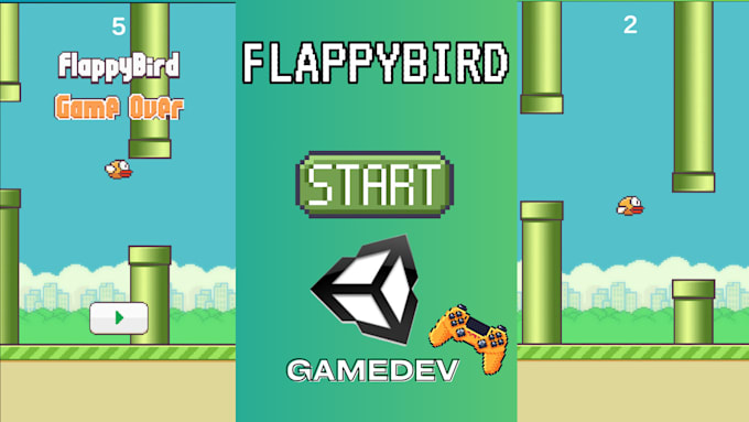 Gig Preview - Make a flappy bird game however you want