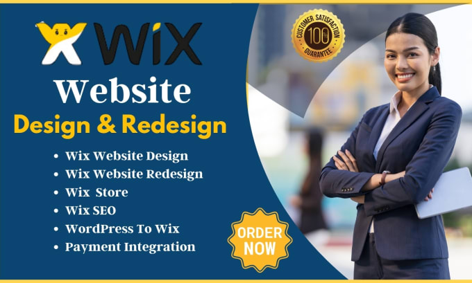 Gig Preview - Wix website redesign wix website design website design wix website redesign