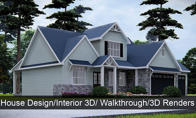 Bestseller - do 3d exterior home design, exterior renovation, interior design living