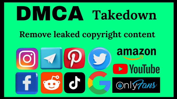 Gig Preview - Send dmca takedown notice to copyright infringment google,reddit,instagram,fb